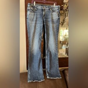 Silver brand jeans slim boot size 33x33